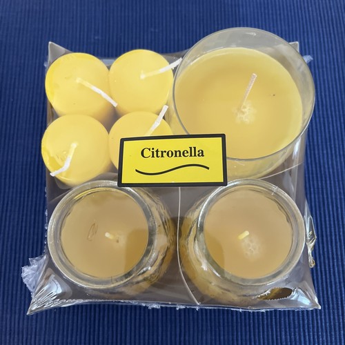 Kerzen citronella gelb 7 - citronella,, gelb,