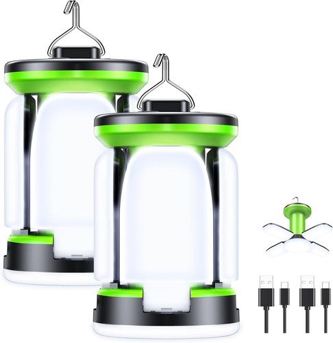 Led campinglampe abs 2er set - led,