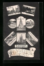 Ansichtskarte Solingen, Markt