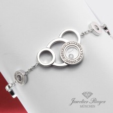 Chopard Armband Happy Bubbles Diamonds Weissgold 750 Länge 17 cm Diamanten Gold