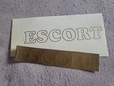FORD ESCORT AUFKLEBER SCHRIFTZUG GOLD