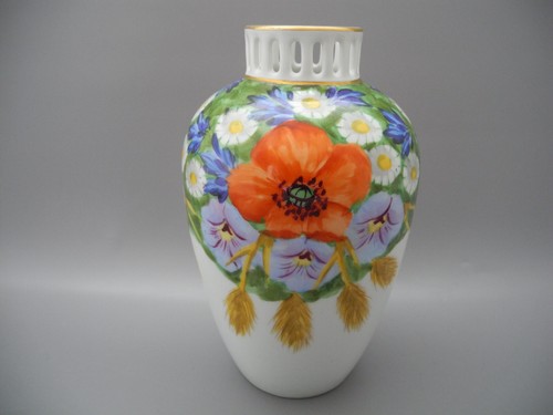 Rosenthal vase blumenmuster - vase,