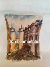 Aquarell Bild Nachlass K