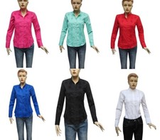 Stehkragen Slim-fit Damen