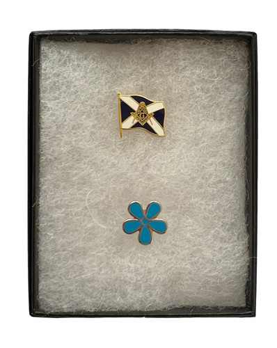 Geschenkbox mit - , blume)