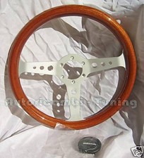 SPORTLENKRAD MAHAGONI SILBER