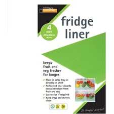 Toastabags Kühlschrankeinsatz 4er Pack waschbare Matten halten Regale sauber Luftzirkulation