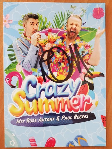 Autogrammkarte ross antony - autogrammkarte,