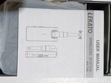 LEKATO 2,4GHz Wireless E-Gitarren-System Sender-Empfänger + Ladebox