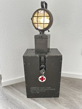 Eisemann KEB 130/1 ex, Bw Handleuchte, Lampe, orig. Bundeswehr m. Kiste/Zubehör