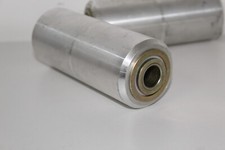 2 Rollen mit Kugellager - Laufrollen Alu Rollen Walze Alurollen Einsatz Rollen