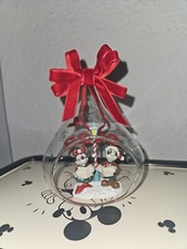 Disney Store Ornament Weihnachten Sammler Kugel 2022 Mickey Minnie Maus Rot 