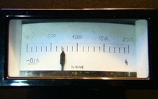 Mikroamperemeter Bakelit Siemens antik