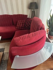 Ecksofa L-Form Stoff Farbe