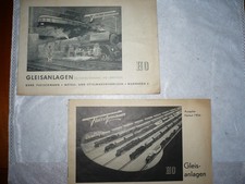 Fleischmann Gleisanlagen von 1952 + 1954 wirklich  gut   -Rarität -Schnäppchen-