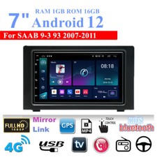7'' Android 12 Auto Stereo Radio GPS Spieler Steuergerät Für SAAB 9-3 93 2007-11