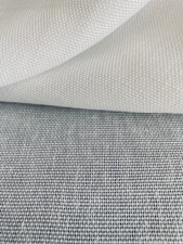 Gardinen Stoff Vorhang Textil Leinenoptik Meterware weiß Höhe 2,90 m Webstruktur