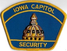 CAPITOL Police Patch IOWA