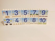 Hubelino  / Bausteine /  Lernbausteine / vollständiges Zahlenset / 30 Steine