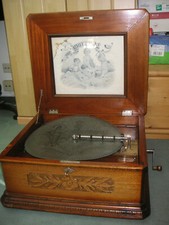 Criterion Kriterium music box disc 15.75" Regina Polyphon Kalliope Symphonion