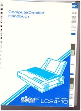 Computer Drucker Handbuch deutsch Star LC24-10