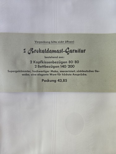Brokatdamast garnitur 70er - brokatdamast,
