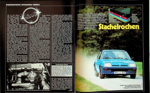 Sport auto 1977 opel manta - auto, 08/1977