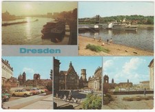 2/584 AK DRESDEN OLDTIMER DDR BLAUES WUNDER STEMPEL ZIRKUS BEROLINA DDR