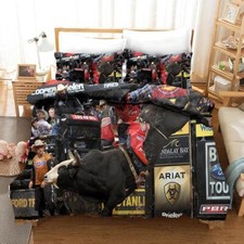 3D Crazy Bull Riding Quilt