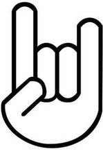 Heavy Metal Auto Sticker