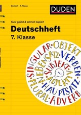 Deutschheft 7. Klasse - kurz