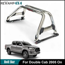 Chrom Edelstahl Überrollbügel mit Bremslicht für Doppelkabine ab 2005 Abholung