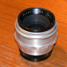 ERNST ABBE JENA B 58mm f2 OBJEKTIV M42 Pentax Schraubmontage ZEISS BIOTAR GERMANY