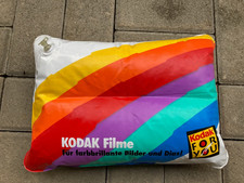 Kodak Aufblasbares Kissen PVC Strandkissen Werbeartikel Vintage70er/80er