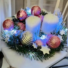 Adventskranz adventsgesteck - adventskranz,