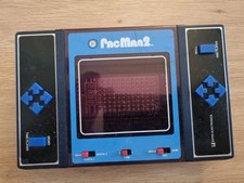PacMan 2 Entex Handheld Konsole (1981) mit Box & Einsätzen