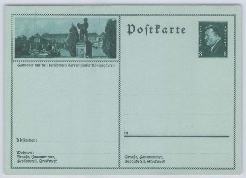 Reich bildpostkarte p - d.,