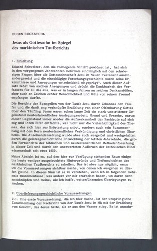 Jesus als gottessohn - jesus,