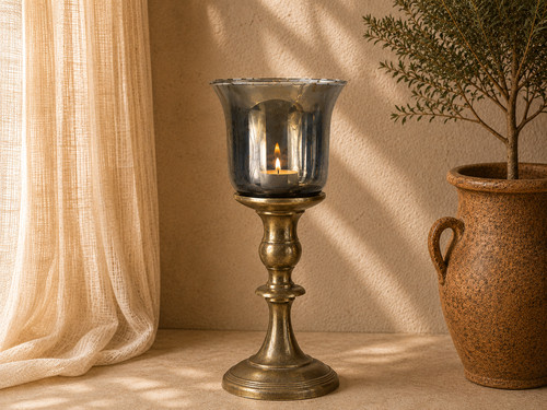 Kerzenglas von krömer vintage - kerzenglas,
