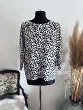 Shirt Tunika Langarmshirt Leoprint Animalprint Damenshirt Gr. M/L