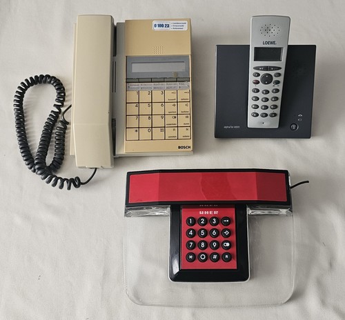 Vintage telefone bosch - 3×,