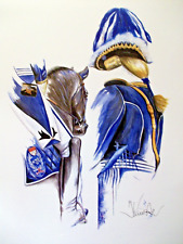 Kölner Karneval 2025 Plakat BLAUE FUNKEN Poster Kunstdruck Karnevalsorden Köln