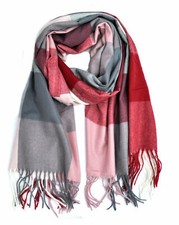 XXL Damen Winter Karo Strick Langschal Schal Halstuch Halstücher Damenschal 