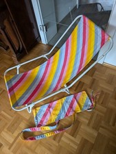 DDR Pouch Campingstuhl Stuhl Liegestuhl Alt Antik Transporttasche 70er Jahre 