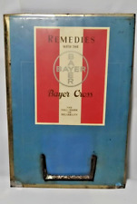 Alt Vintage Remedies Mit Bayer Kreuz Dose Zeichen Brett Sammlerstück Deutschland