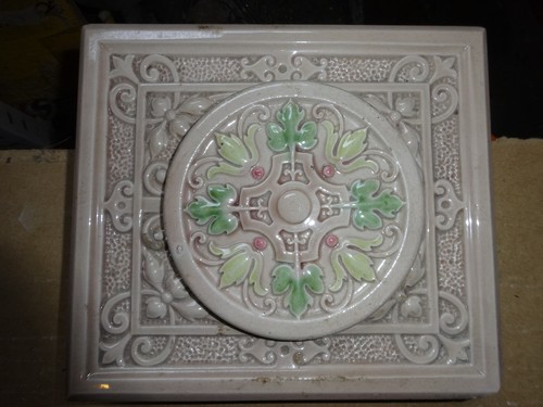 Ofenkachel antik jugendstil - ofenkachel,