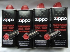 4 x Original Zippo Benzin  je