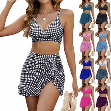 Damen hohe Taille Bikini Set