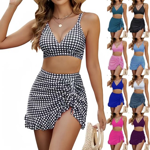 Damen hohe taille bikini set - hohe,