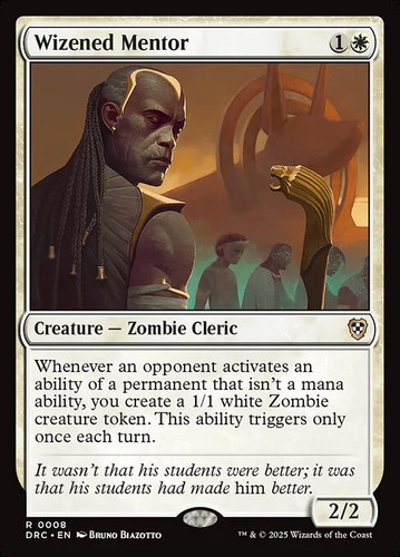 Magic mtg wizened - mentor, drc-8